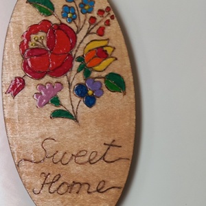 Sweet Home hűtőmágnes  - otthon & életmód - konyhafelszerelés, tálalás - konyhai dekoráció - hűtőmágnes - Meska.hu
