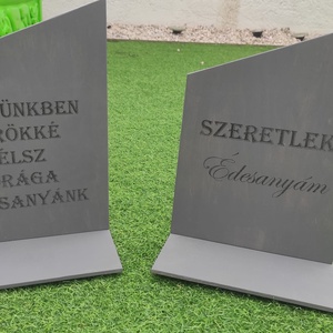 Kegyeleti tábla Halottak napjára - otthon & életmód - vallás - temetkezési tárgy - Meska.hu