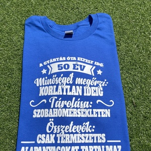50. Szülinapi póló - Meska.hu