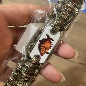 Pontyos horgász paracord karkötő - ékszer - karkötő - széles karkötő - Meska.hu