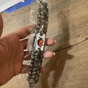 Pontyos horgász paracord karkötő - ékszer - karkötő - széles karkötő - Meska.hu