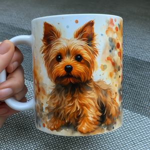 Örök Yorkie Szerelem Bögre, Otthon & Életmód, Konyhafelszerelés, tálalás, Tálalás, Bögre & Csésze, Decoupage, transzfer és szalvétatechnika, MESKA