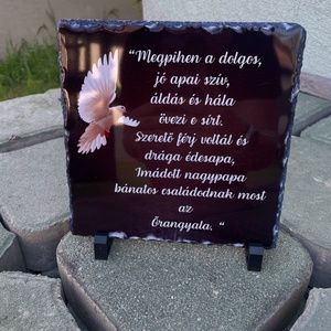 Kegyeleti tábla- Kézzel készült emlék ajándék, Otthon & Életmód, Dekoráció, Kép & Falikép, Táblakép, Decoupage, transzfer és szalvétatechnika, MESKA