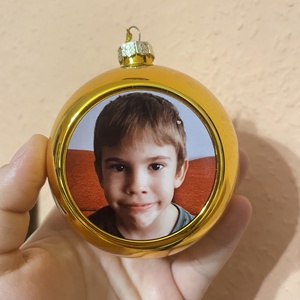 Fényképes karácsonyi dísz - Meska.hu