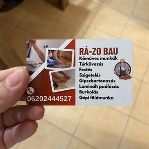 Személyre szabott névjegykártya - Meska.hu