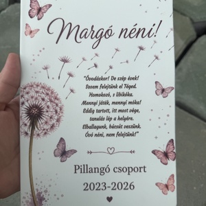 Ballagási emlékfüzet óvónéniknek! - otthon & életmód - papír, írószer - könyv- és füzetborító - Meska.hu