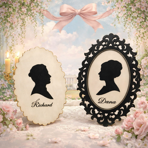 Portré sziluett fotó alapján  - művészet - fotográfia - eseményfotó - Meska.hu