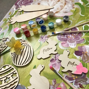 Húsvéti kifestő - ünnepi díszek, dekorációk - húsvéti díszek és dekorációk - húsvéti tojásfadíszek - Meska.hu