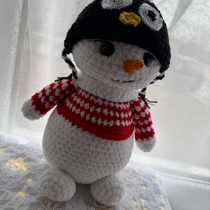 Hóember , Játék & Sport, Plüssállat & Játékfigura, Más figura, Horgolás, Hímzés, MESKA