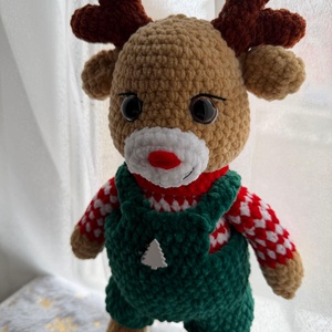 Rudi, a karácsonyi kalandok bajnoka, Játék & Sport, Plüssállat & Játékfigura, Más figura, Horgolás, MESKA