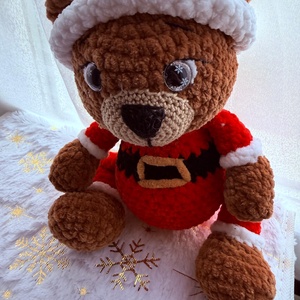 Maci Mikulás  a karácsony legpuhább hőse, Karácsony, Mikulás, Mikulás ajándékok, Horgolás, MESKA