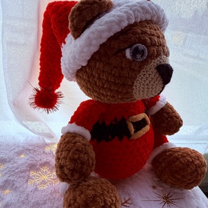 Maci Mikulás  a karácsony legpuhább hőse - karácsony - mikulás - mikulás ajándékok - Meska.hu