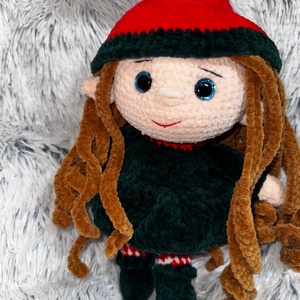 Télvirág  a hófödte erdő tündérmanója - játék & sport - plüssállat & játékfigura - manó - Meska.hu