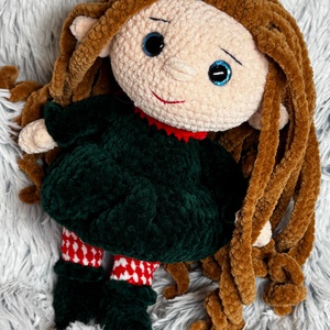 Télvirág  a hófödte erdő tündérmanója - játék & sport - plüssállat & játékfigura - manó - Meska.hu