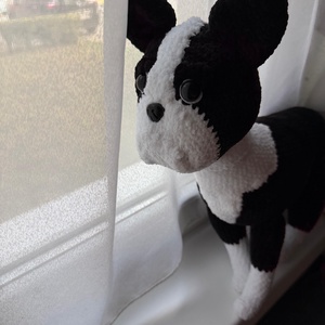 Boston Terier  a tappancsos hűség mintaképe - játék & sport - plüssállat & játékfigura - kutya - Meska.hu