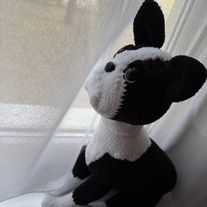 Boston Terier  a tappancsos hűség mintaképe - játék & sport - plüssállat & játékfigura - kutya - Meska.hu