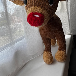 Rudi  a karácsony legfényesebb szíve - játék & sport - plüssállat & játékfigura - plüss mesefigurák - Meska.hu