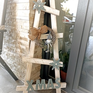 Téli bejárati ajtó dekor - karácsony - karácsonyi lakásdekoráció - karácsonyi lakásdíszek - Meska.hu