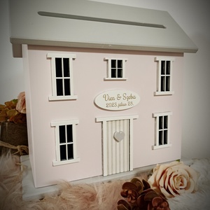 Esküvői pénzgyűjtő házikó - esküvő - emlék & ajándék - doboz - Meska.hu