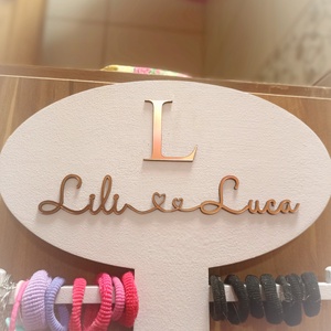 Névre szóló hajcsat hajgumi ékszer tartó - ruha & divat - hajdísz & hajcsat - hajgumi - Meska.hu