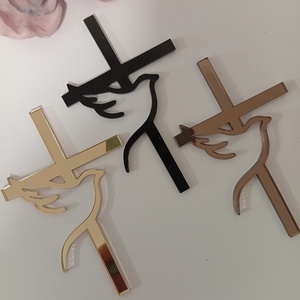 Kereszt tortára galamb - esküvő - dekoráció - sütidísz - Meska.hu