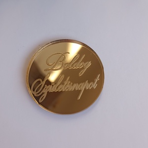 Boldog születésnapot torta korong - esküvő - dekoráció - sütidísz - Meska.hu