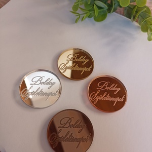 Boldog születésnapot torta korong - esküvő - dekoráció - sütidísz - Meska.hu