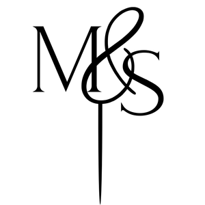 Esküvői tortadísz monogrammos nagy and - esküvő - dekoráció - sütidísz - Meska.hu