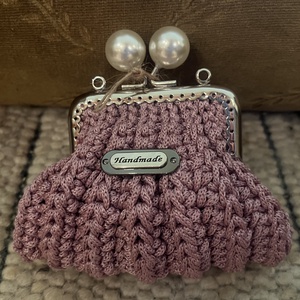 Horgolt pénztárca. - táska & tok - pénztárca & más tok - aprópénztartó - Meska.hu