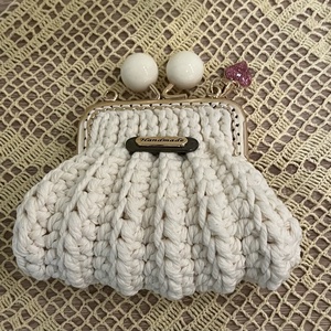 Horgolt pénztárca  - táska & tok - pénztárca & más tok - aprópénztartó - Meska.hu