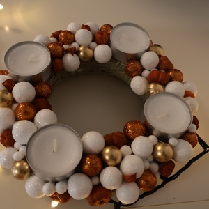 Adventi koszorú - karácsony - adventi díszek - adventi koszorú - Meska.hu