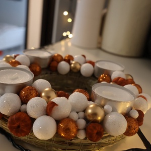 Adventi koszorú - karácsony - adventi díszek - adventi koszorú - Meska.hu