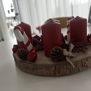 Adventi koszorú - karácsony - adventi díszek - adventi koszorú - Meska.hu