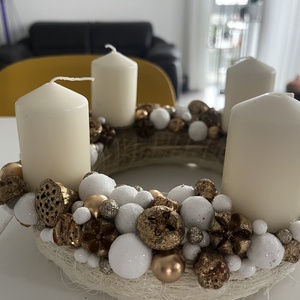 Adventi koszorú - Meska.hu