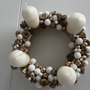 Adventi koszorú - karácsony - adventi díszek - adventi koszorú - Meska.hu