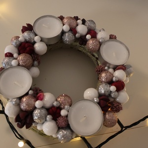 Kézműves Adventi koszorú - karácsony - adventi díszek - adventi koszorú - Meska.hu