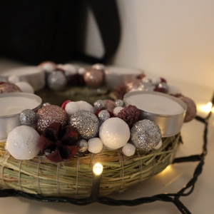 Kézműves Adventi koszorú - karácsony - adventi díszek - adventi koszorú - Meska.hu