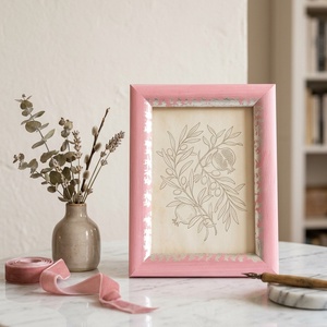 Silver-Blush Elegance Kézzel festett, aranyfüstös képkeret - otthon & életmód - dekoráció - kép & falikép - képkeret - Meska.hu
