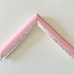 Silver-Blush Elegance Kézzel festett, aranyfüstös képkeret - otthon & életmód - dekoráció - kép & falikép - képkeret - Meska.hu