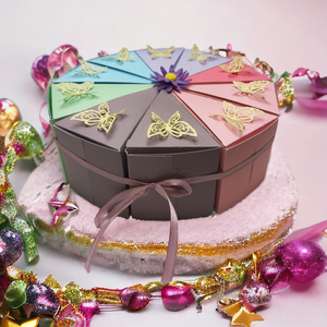 Papír torta  pillangós - otthon & életmód - papír, írószer - Meska.hu