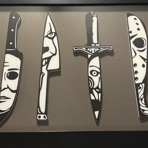 Horror ikon kés szett - otthon & életmód - dekoráció - halloween - halloweeni dekoráció - Meska.hu