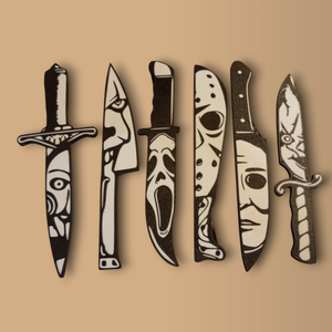 Horror ikon kés szett, Otthon & Életmód, Dekoráció, Halloween, Halloweeni dekoráció, Mindenmás, MESKA