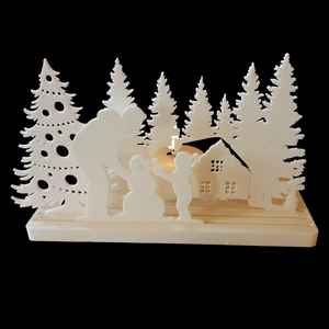 Karácsonyi mécsestartó , Karácsony, Karácsonyi lakásdekoráció, Karácsonyi illatgyertya, mécses, Mindenmás, MESKA