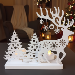 Karácsonyi mécsestartó , Karácsony, Karácsonyi lakásdekoráció, Karácsonyi illatgyertya, mécses, Mindenmás, MESKA