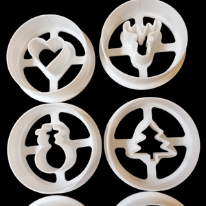 Karácsonyi linzer kiszúró készlet  - karácsony - karácsonyi sütés-főzés - Meska.hu