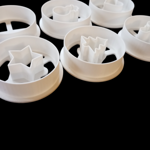 Karácsonyi linzer kiszúró készlet  - karácsony - karácsonyi sütés-főzés - Meska.hu