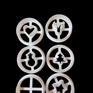 Karácsonyi linzer kiszúró készlet  - karácsony - karácsonyi sütés-főzés - Meska.hu