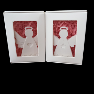 Karácsonyi angyalka díszdobozban , Karácsony, Karácsonyi lakásdekoráció, Karácsonyi manók, figurák, Mindenmás, MESKA