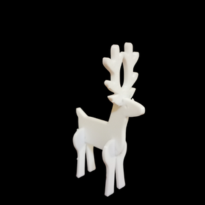 Karácsonyi szarvas szerelőkártya, Karácsony, Karácsonyi ajándékozás, Karácsonyi képeslap, üdvözlőlap, ajándékkísérő, Mindenmás, MESKA