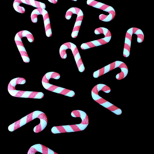 Mini karácsonyi cukorka pálca - karácsony - karácsonyi lakásdekoráció - karácsonyfadíszek - Meska.hu